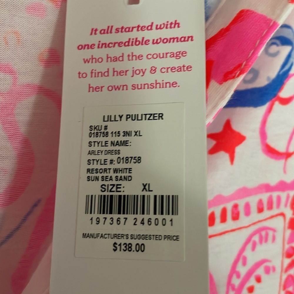 New With TAGS Lilly Pulitzer Arley Dress size XL - Picture 3 of 7